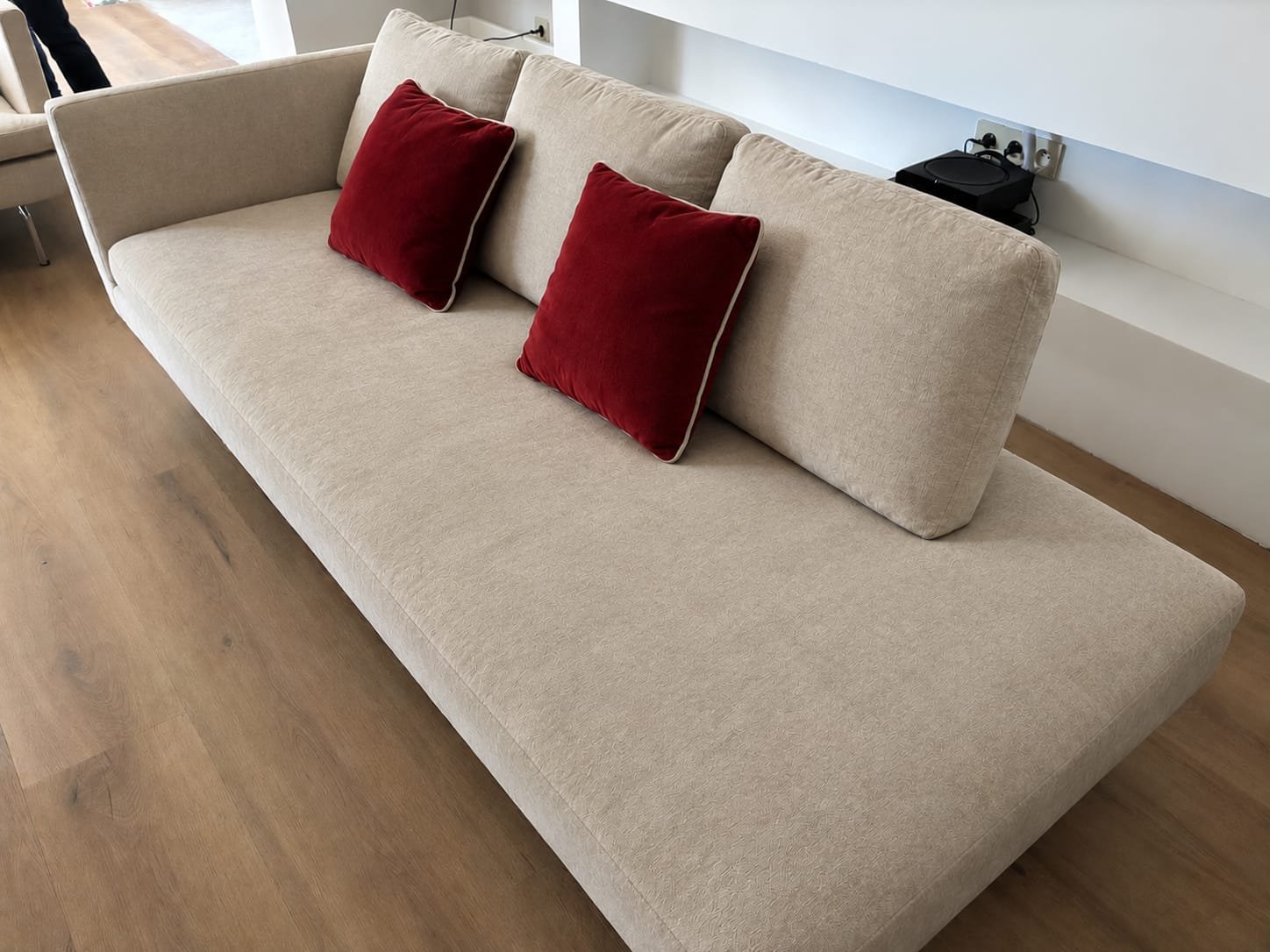 Banquette tapissée